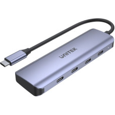 Unitek HUB USB-C 3.1 4x USB-C; 5 Gbps; 15cm