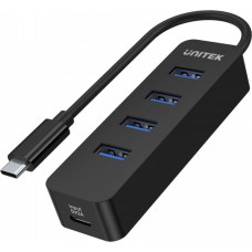 Unitek HUB USB-C; x USB 3.1; Active; 10W; H1117B