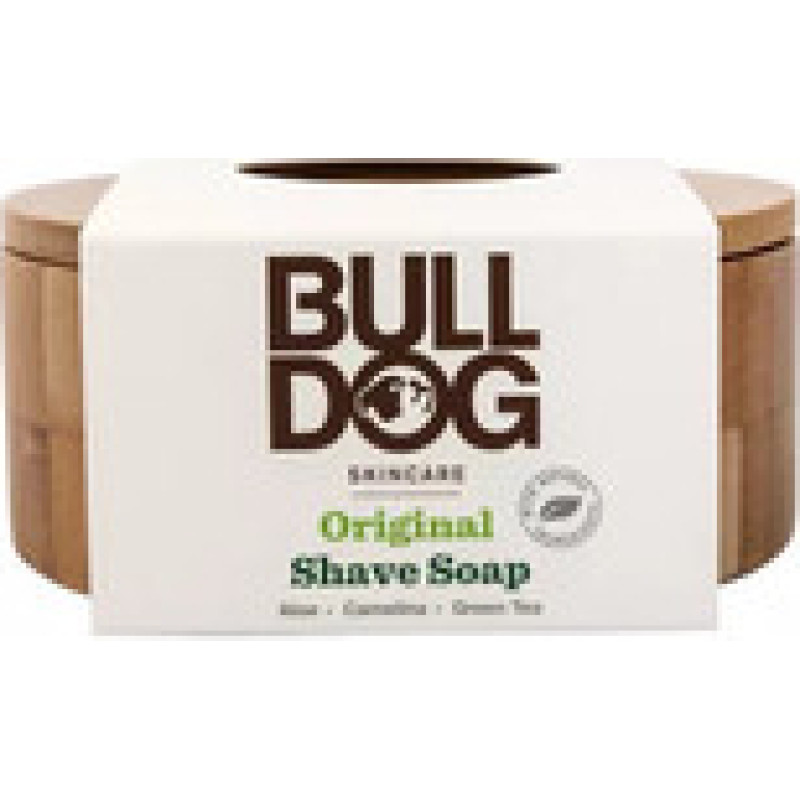 Bulldog Original Shave Soap - Shaving soap in a bamboo bowl