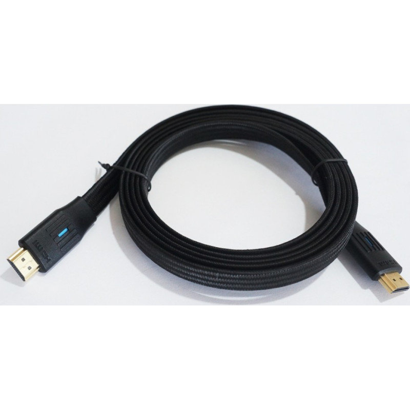 TB HDMI Cable v 2.1 flat black 2m