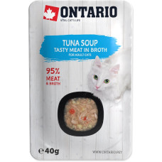 Ontario Konservi kaķiem – Ontario Soup Adult Tuna with Vegetables, 40g