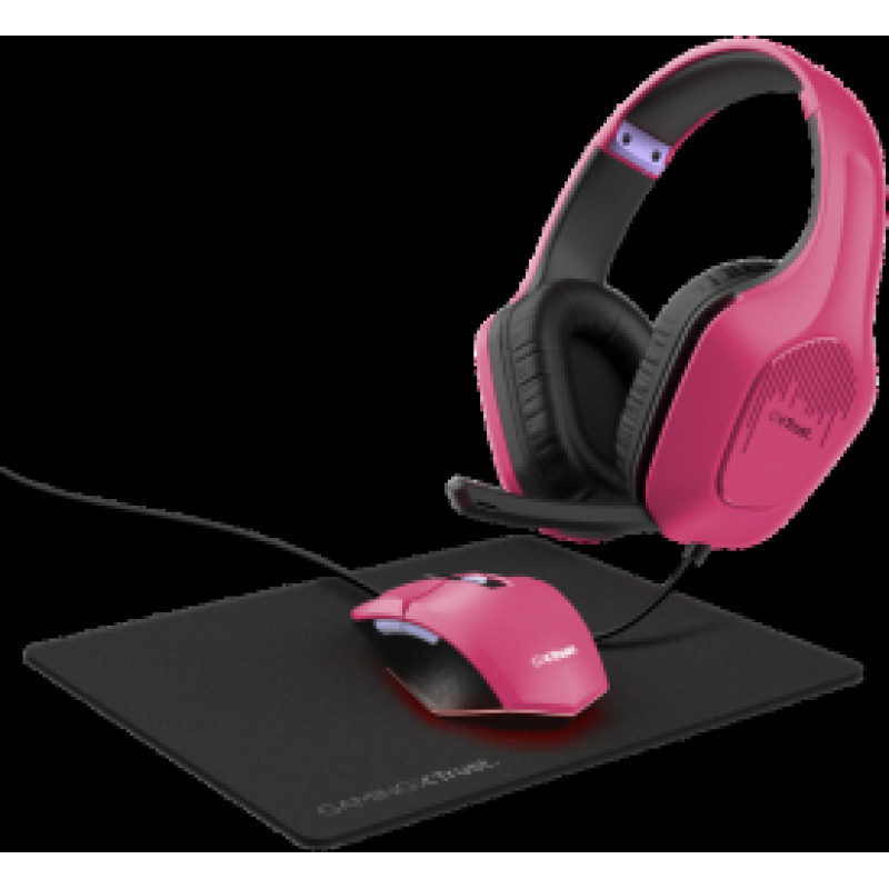 Perifērijas komplekts Trust GXT 790 3-IN-1 Pink
