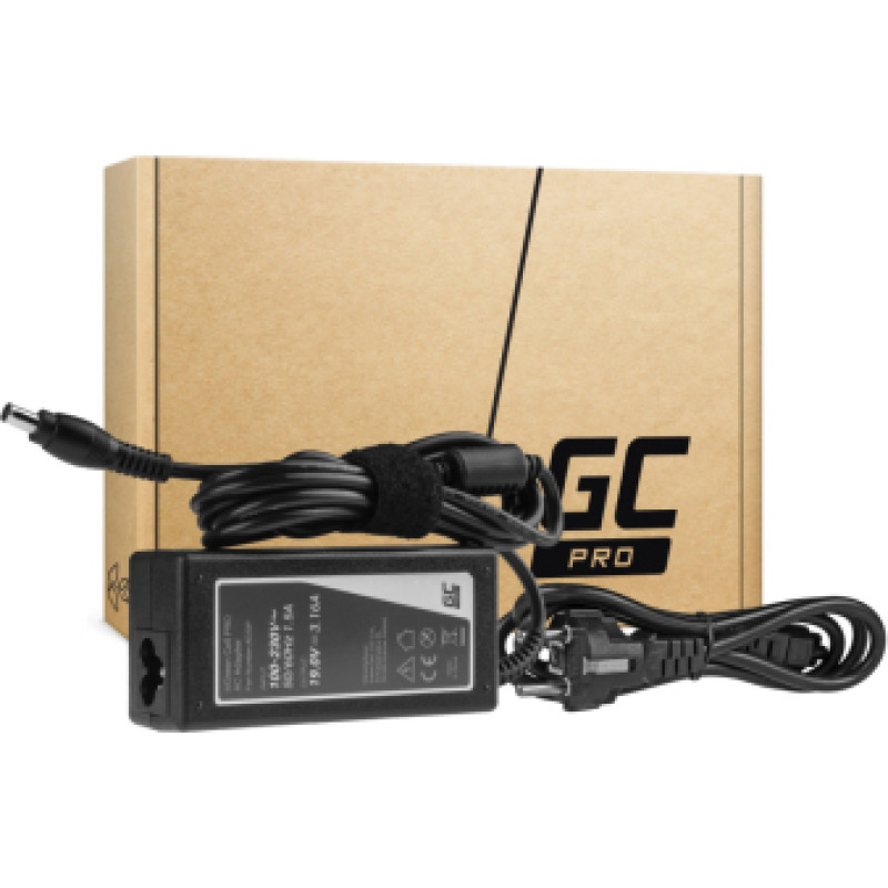 Lādētājs Green Cell PRO Charger or Samsung 19V 3.16A 60W