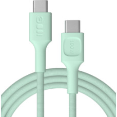 Kabelis Green Cell PowerStream USB Type-C Male - USB Type-C Male 100W Mint Green 2m