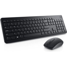 Dell Keyboard and Mouse KM3322W Keyboard and Mouse Set  Wireless  Batteries included  RU  Black