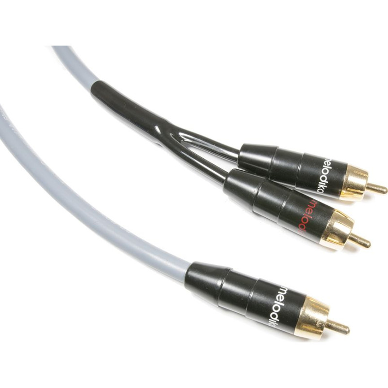 Melodika RCA (Cinch) - RCA (Cinch) cable x2 10m gray