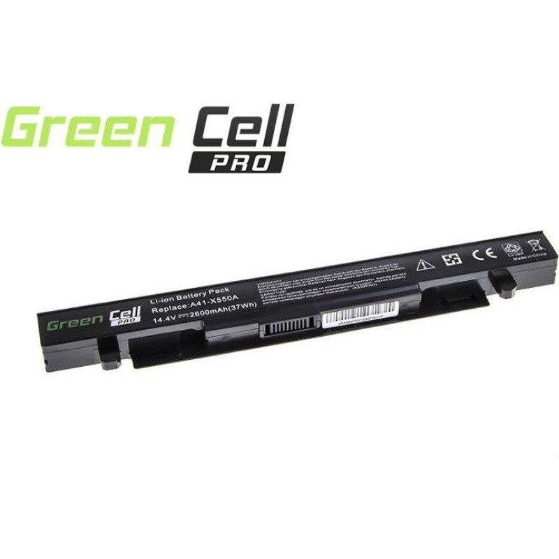 Green Cell PRO Battery for Asus A450 A550 R510 X550 | 14 4V 2600mAh