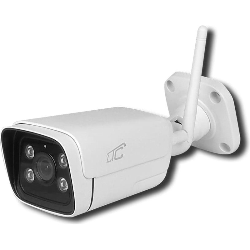 LTC Exterior IP camera BULLET white IP66 PTZ WiFi&LAN 4Mpix 85*LED 4*IR 10W DC12V|1A LTC Vision