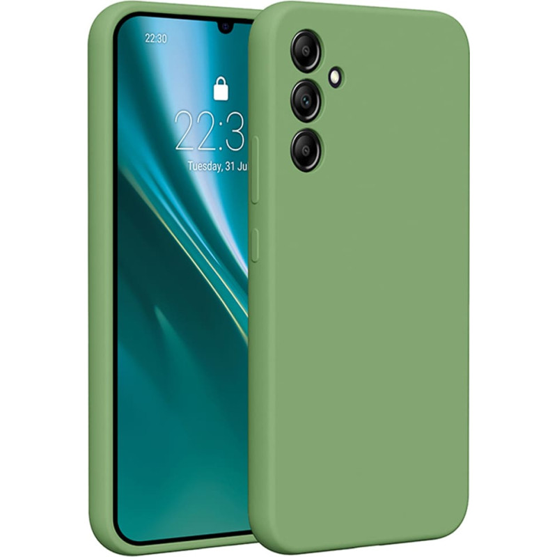 Etteri Silicone case for Samsung Galaxy A34 5G light green