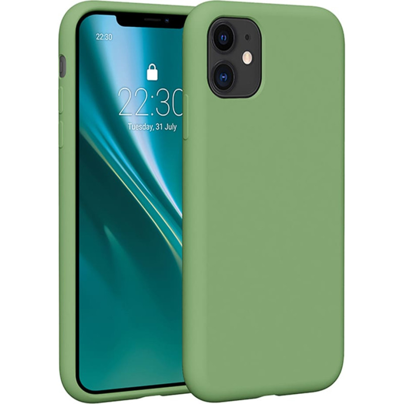 Etteri Silicone case for iPhone 11 light green