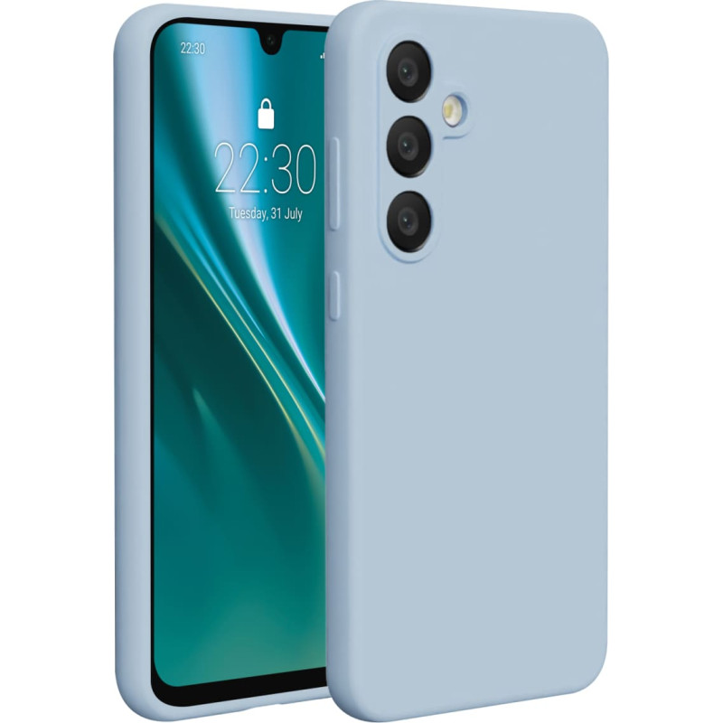 Etteri Silicone case for Samsung Galaxy A56 5G light blue