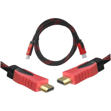 Lexton Cable HDMI-HDMI 1,5m red v1.4 blist.