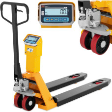 TEM Palešu ratiņi ar svaru līdz 2000 kg, dakšu garums 1150 mm, LCD