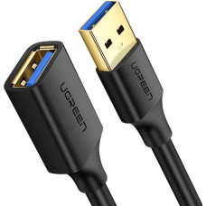 Ugreen USB-A 3.0 5Gb/s pagarinātāja kabeļa adapteris 0.5m melns