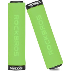 Rockbros Velosipēdu stūres rokturi, zaļi un melni sūkļa rokturi