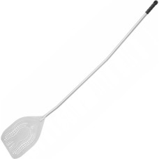 Lilly Codroipo Arēnas kvadrātveida perforēta picas lāpsta ar izliektu rokturi 325 x 1800 mm