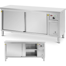 Royal Catering Apkures skapja plākšņu sildītājs 30-80 C 180 x 60 x 85 cm 2,4kW