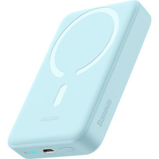 Baseus Magnetic Mini 10000 mAh 30 W induktīvā barošanas bloks + USB-C kabelis — zils