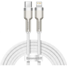Baseus Kabelis iPhone USB-C - Lightning Series Metal Data 20W PD 2m - balts