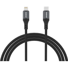 Dudao Pīts USB-C kabelis - iPhone Lightning 30W 1,2m - melns