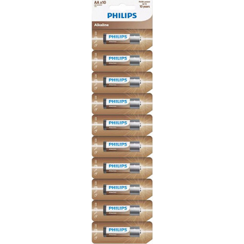 Battery PHILIPS AA LR6 10pcs blister Alkaline