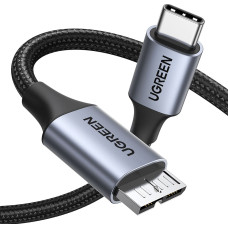 Cable USB-C to Micro USB UGREEN 15232, 1m (space gray)