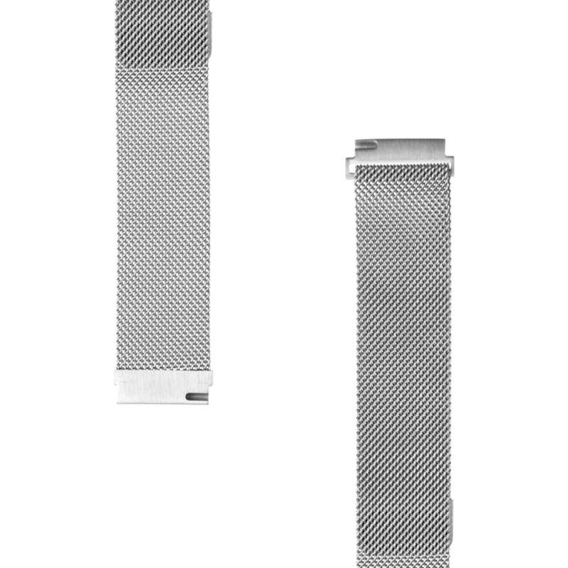 Tactical 640 Loop Magnetic Stainless Steel Band for 20mm Silver