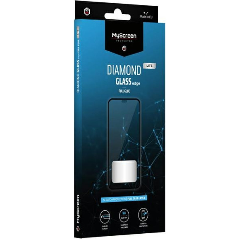 Myscreenprotector MS Diamond Glass Edge Lite FG Xiaomi Redmi 12C|11A czarny|black Full Glue