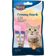Trixie Gardumi kaķiem : Trixie Creamy Snack with shrimp, 5×14g