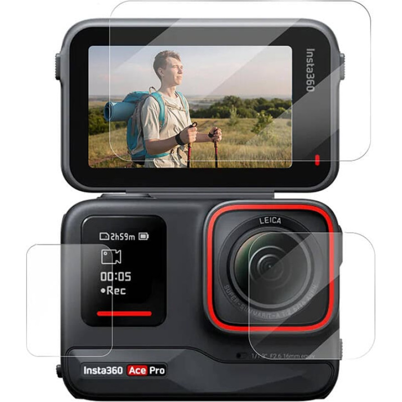 Tempered glass film TELESIN for Insta360 Ace Pro