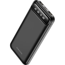 Borofone Power Bank 10000mAh BJ14 Freeway - 2xUSB - melns