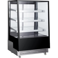 Arktic Atdzesējama konditorejas vitrīna, 3 plauktu, mobilā, LED, 500L