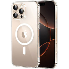 Ugreen Elegants caurspīdīgs magnētiskais iPhone 16 Pro korpuss — caurspīdīgs