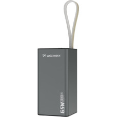 Wozinsky Powerbank K65+ 65W 30000mAh 2x USB-C 1x USB-A 65W - melns