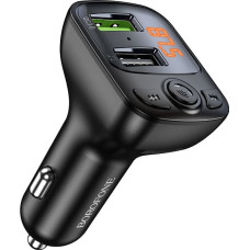 Borofone BC41 automašīnas FM raidītājs USB | Micro SD | Bluetooth 5.0 | FLAC | QC 3.0A