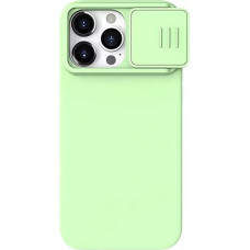 Nillkin CamShield Silky Silicone Case for Iphone 15 Pro Max mint