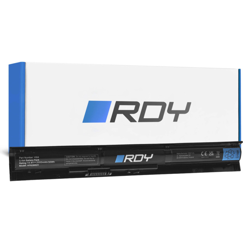 RDY Laptop Battery VI04 VI04XL 756743-001 756745-001 for HP ProBook 440 G2 445 G2 450 G2 455 G2 Envy 15 17 Pavilion 15 14.8V