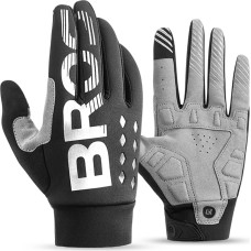 Rockbros cycling gloves, insulated, long, size: L - black and gray