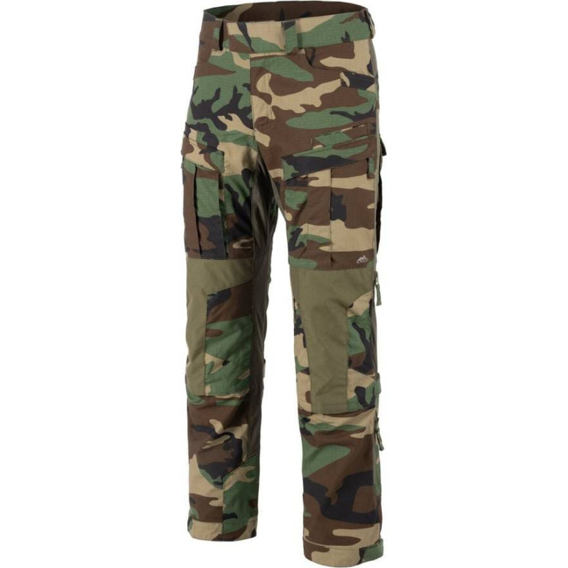 Helikon - MCDU taktiskās bikses - Woodland/Olive Green - SP-MCD-SP-0302A (M)