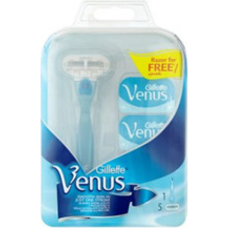 Gillette Venus - Shaver for Women + 5 replacement heads