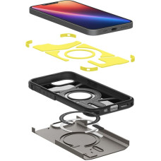 Spigen Tough Armor Case with MagSafe for iPhone SE 4 (2025) with Stand - Gray