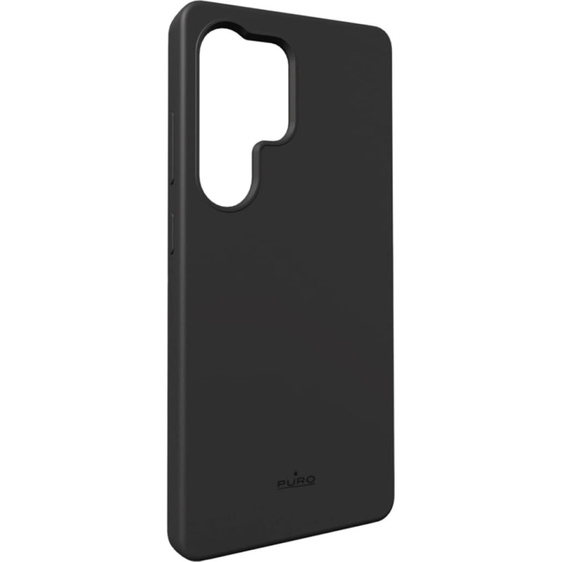 Puro Icon Mag Silicone Case with MagSafe for Samsung Galaxy S25 Ultra - Black