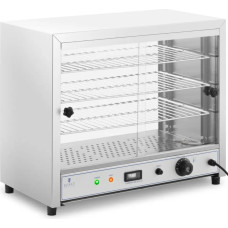 Royal Catering Pārtikas sildīšanas vitrīna, 3 plaukti, 1000 W