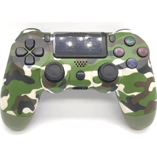 Goodbuy Doubleshock bluetooth džojistiks PS4 (PRO | SLIM) | iOS | Android | PC | Smart TV kamuflāžas zaļš