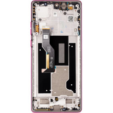Motorola Edge 50 Fusion LCD Display + Touch Unit + Front Cover Hot Pink (Service Pack)