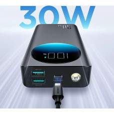 Powerbank Joyroom JR-PBF02 30W 20000mAh + USB-A - USB-C cable 0.25m - black