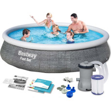 Bestway Dārza paplašināšanas baseins 396 x 84 cm 9 in 1 57376