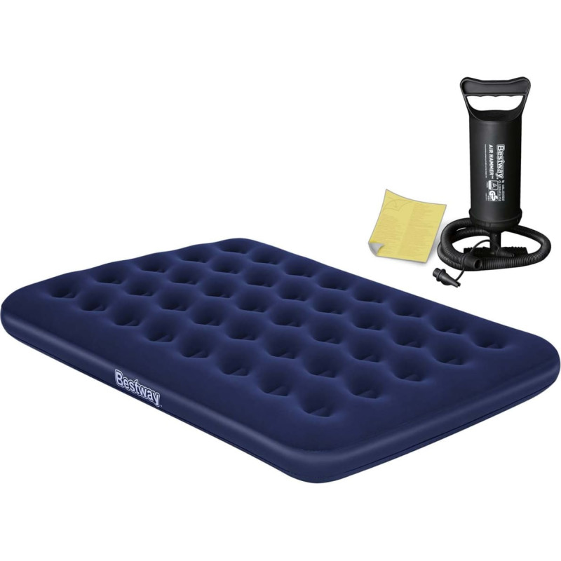 Bestway Piepū&scaron;amais matracis 191x132x22 cm ar virzuļsūkni 67002