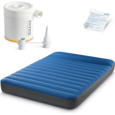 Intex Piepūšamais matracis 191x137x22 cm ar elektrisko sūkni 64012