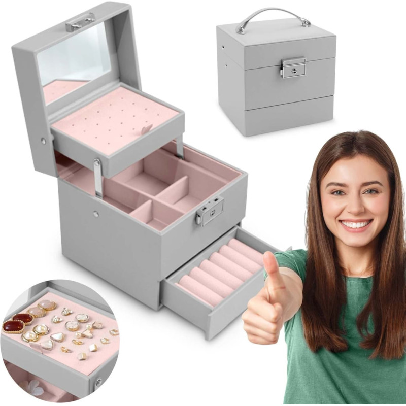 Massido Rotaslietu lādīte MS-703 - pelēka